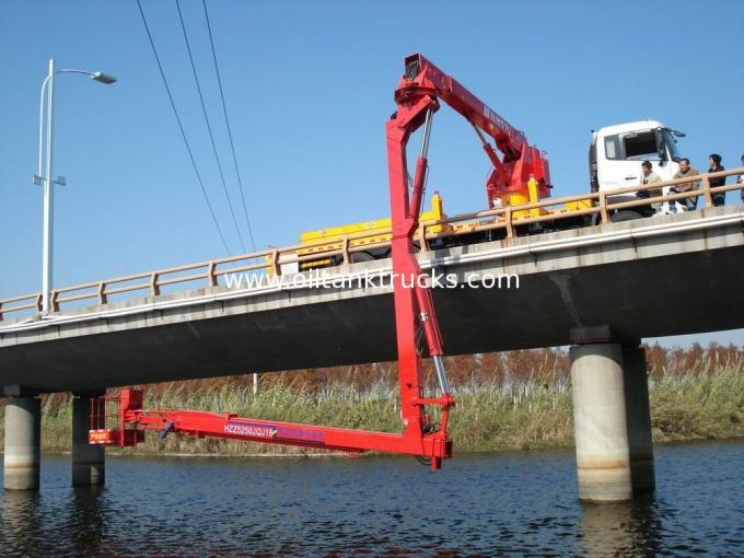  equipo de la inspección de 6x4 el 16M Dongfeng Bucket Bridge para la detección del puente, DFL1250A9